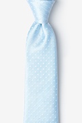 Misool Light Blue Extra Long Tie Photo (0)