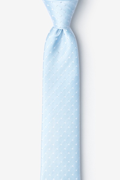 Light Blue Silk Misool Skinny Tie