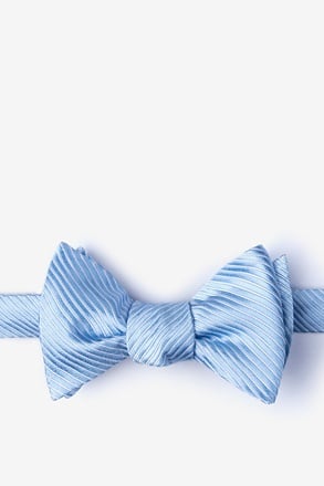 Rene Light Blue Self-Tie Bow Tie