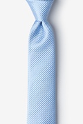 Rene Light Blue Skinny Tie Photo (0)