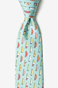 Seas the Day Light Blue Tie Photo (0)