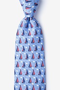 Starboard & Stripes Light Blue Tie Photo (0)