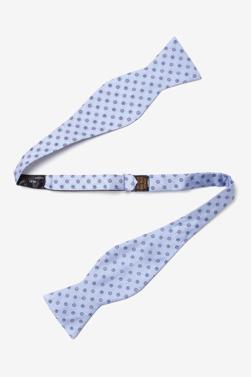 Ship Helms Light Blue Silk Bow Tie | Nautical Bow Ties | Ties.com