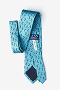 Tree-mendous Light Blue Extra Long Tie Photo (2)