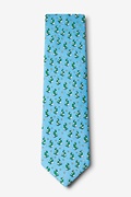 Tree-mendous Light Blue Tie Photo (1)