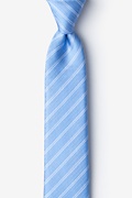 Yapen Light Blue Skinny Tie Photo (0)