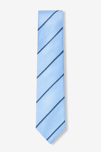 Light Blue Wool Bishop Skinny Tie | Ties.com