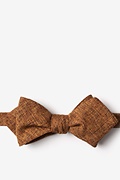 Galveston Light Brown Diamond Tip Bow Tie Photo (0)