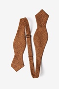 Galveston Light Brown Diamond Tip Bow Tie Photo (1)