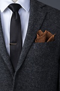 Galveston Light Brown Pocket Square Photo (1)