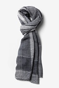 Light Gray London Tartan Scarf Photo (0)