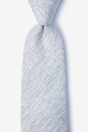 Beau Light Gray Extra Long Tie