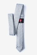 Beau Light Gray Skinny Tie Photo (1)
