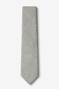 Denver Light Gray Skinny Tie Photo (1)