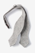 Light Gray Tamster Diamond Tip Bow Tie Photo (1)