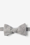 Light Gray Tamster Self-Tie Bow Tie Photo (0)