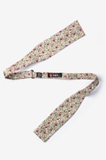 Henderson Floral Light Green Batwing Bow Tie Photo (1)