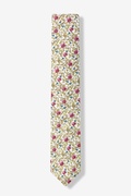 Henderson Floral Light Green Skinny Tie Photo (0)