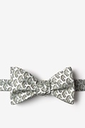 Seahorses Light Green Self-Tie Bow Tie Photo (0)