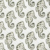 Light Green Microfiber Seahorses Skinny Tie