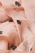 Light Pink Velvet Crowns Scarf Photo (1)