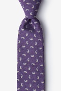 Light Purple Bucharest Paisley Tie Photo (0)