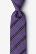 Light Purple Stockholm Stripe Tie Photo (0)