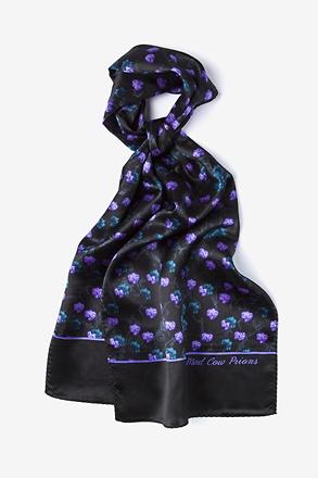 _Mad Cow Lilac Oblong Scarf_