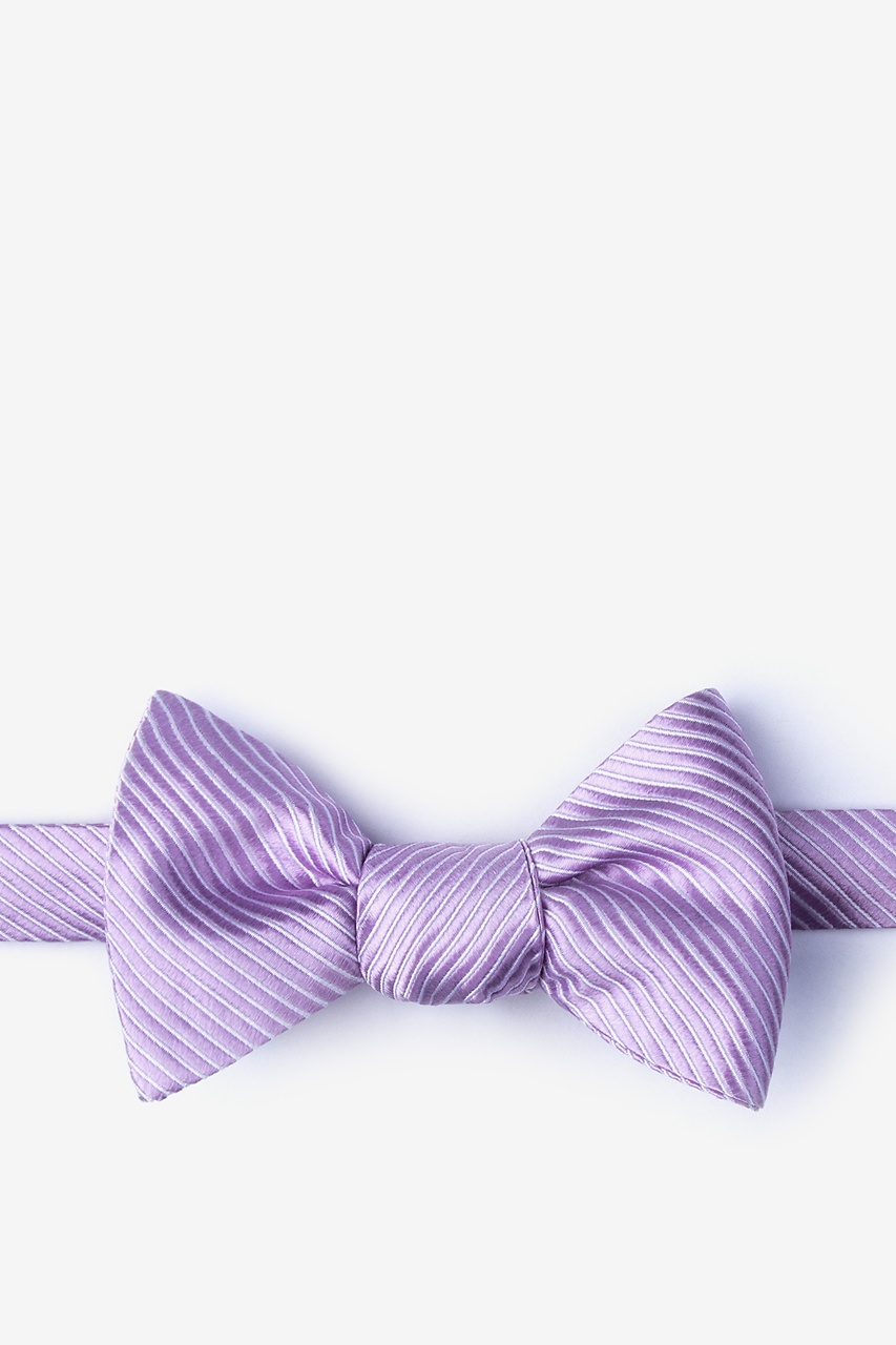 Rene Lilac Self-Tie Bow Tie Photo (0)
