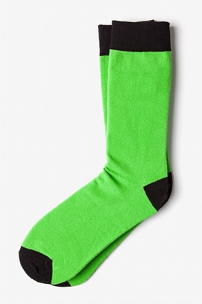 _Lime Green Irvine Sock_