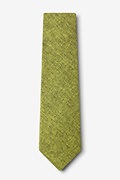 Galveston Lime Green Extra Long Tie Photo (1)