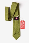 Galveston Lime Green Extra Long Tie Photo (2)