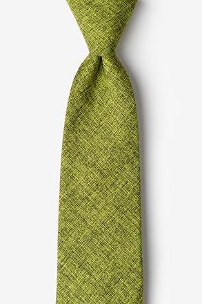 _Galveston Lime Green Extra Long Tie_