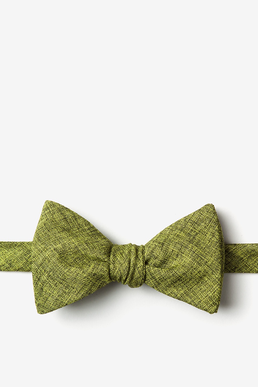 Galveston Lime Green Self-Tie Bow Tie Photo (0)