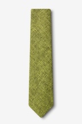 Galveston Lime Green Skinny Tie Photo (1)