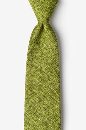 Galveston Lime Green Tie