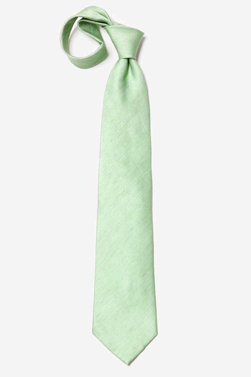Lime Green Port Belle Extra Long Tie Photo (3)