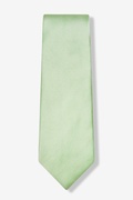 Lime Green Textured Long Tie Photo (1)