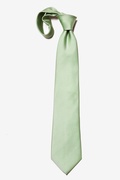 Lime Green Textured Long Tie Photo (4)