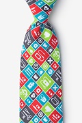 Medical Tools Lime Green Tie Photo (0)