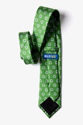 Recycling Symbol Lime Green Tie Photo (1)