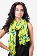 Bow Tied Lime Green Scarf Photo (1)