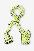 Lime Green Itsy Bitsy Teenie Weenie Scarf Photo (2)