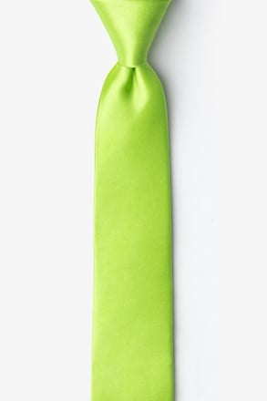 Lime Green 2" Skinny Tie