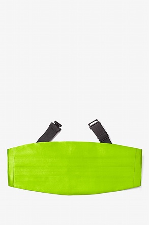 Lime Green Cummerbund