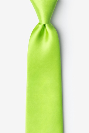 Lime Green Extra Long Tie
