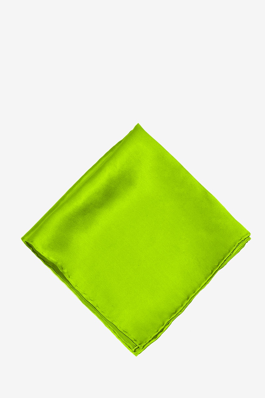 Lime Green Pocket Square Photo (0)