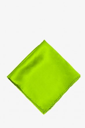 _Lime Green Pocket Square_