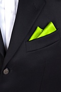 Lime Green Pocket Square Photo (2)