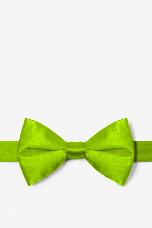 by Bow Tie House Green Limes bow tie lemon pattern pre-tied shape